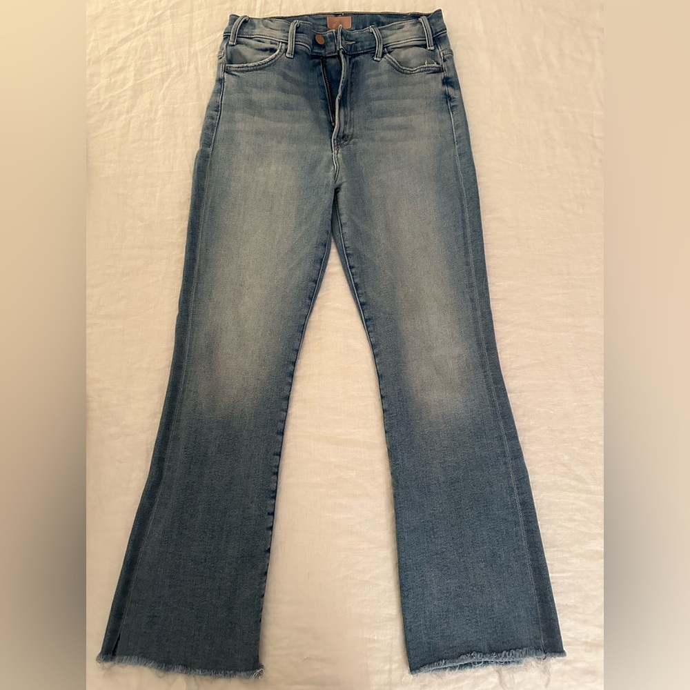 MOTHER The Hustler Ankle Fray jeans, size 29.